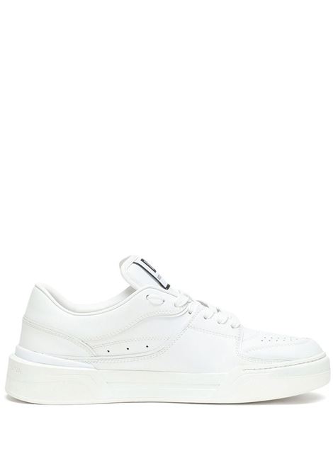 white nappa leather Roma low-top sneakers  featuring DG logo  DOLCE & GABBANA | CS2036-A106580001